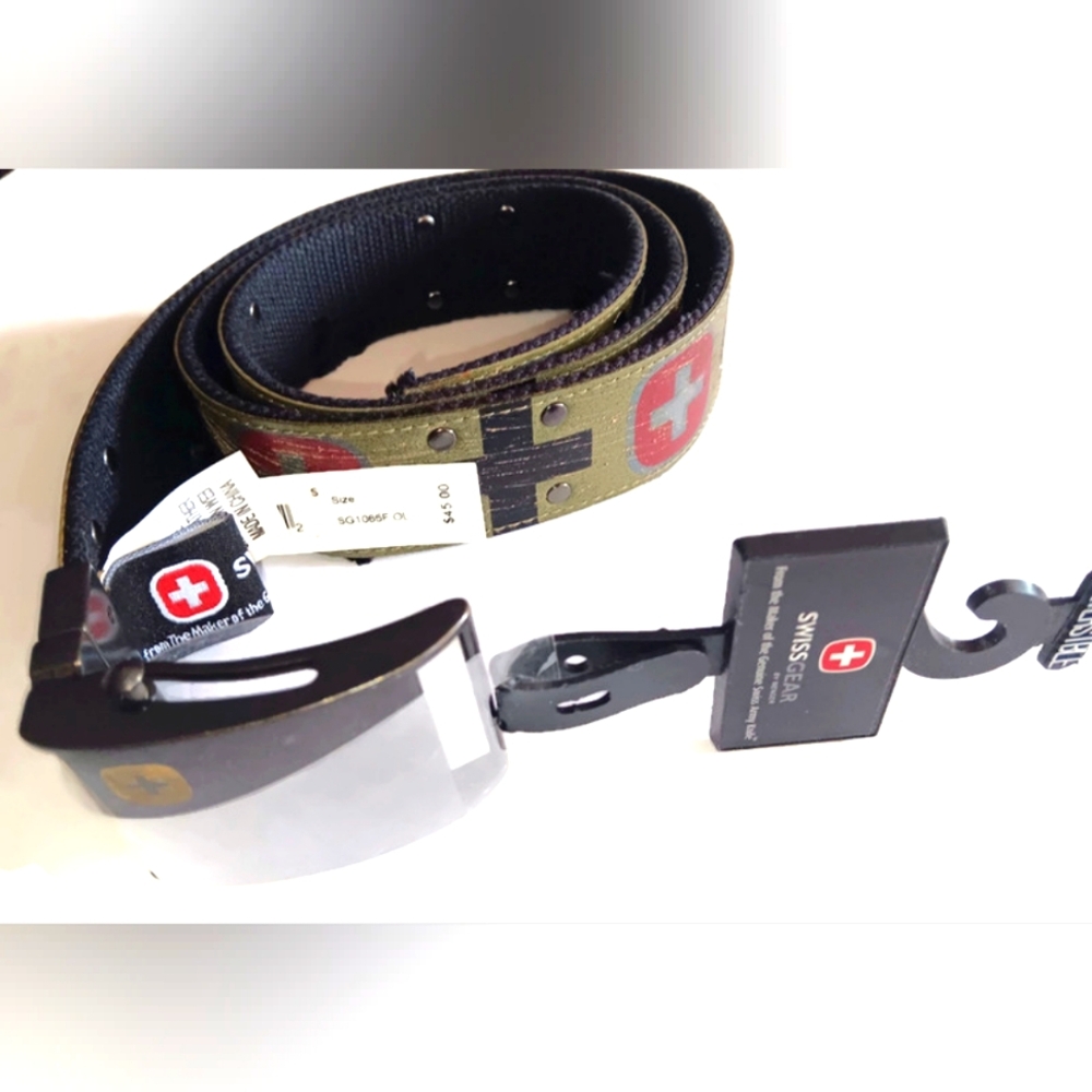 SWISS ARMY REVERSIBLE DISTRESSED GRUNGE BELT SIZES 40,42,44,46.